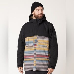 686 Snowboard Jacket with Plush Liner Jacket infiDRY Size Large